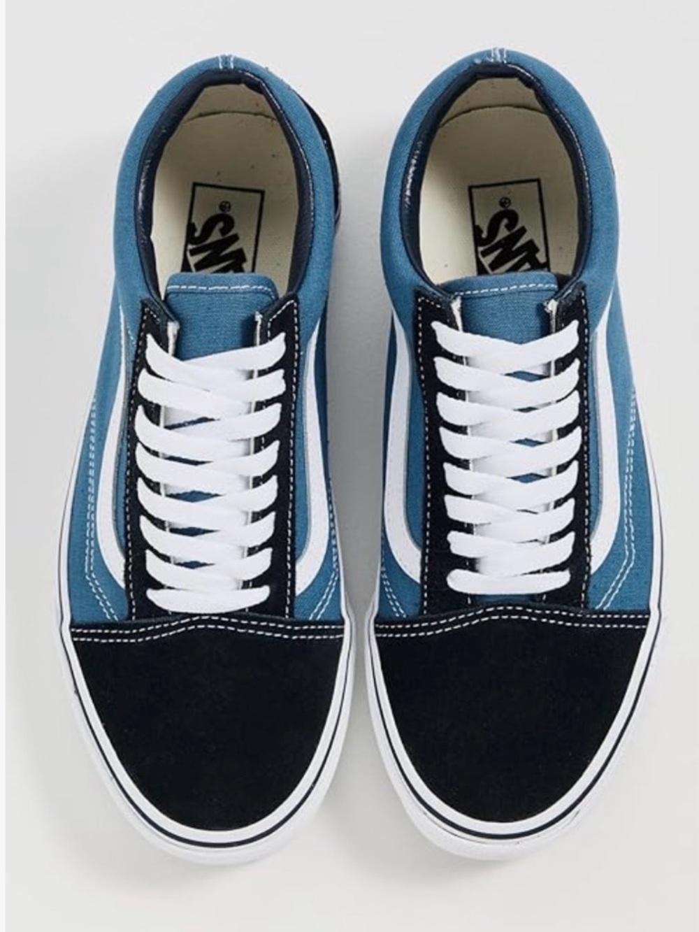 Vans Navy and White Old Skool Men’s Sneakers
